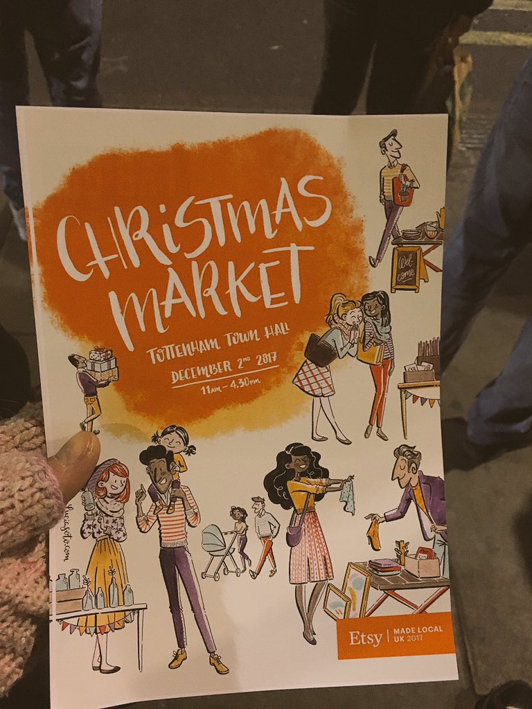 Ah, a little #Christmas cheer in #Tottenham #craft #market this Saturday 2nd December at town hall <a href="/TottenhamGreen/">Tottenham Green</a>