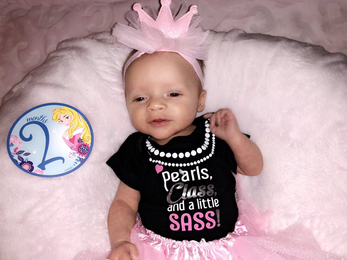 ObviouslyEdie's tweet photo. My princess is two months old! How times flies, mommy &amp; daddy love you so much! 😍 https://t.co/UrsL3DbMxV