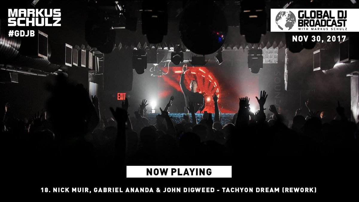 18. @Gabriel_Ananda vs. @DJJohnDigweed & @NickMuirMusic - Tachyon Dream (Rework) #gdjb https://t.co/2uCPfwDKsa