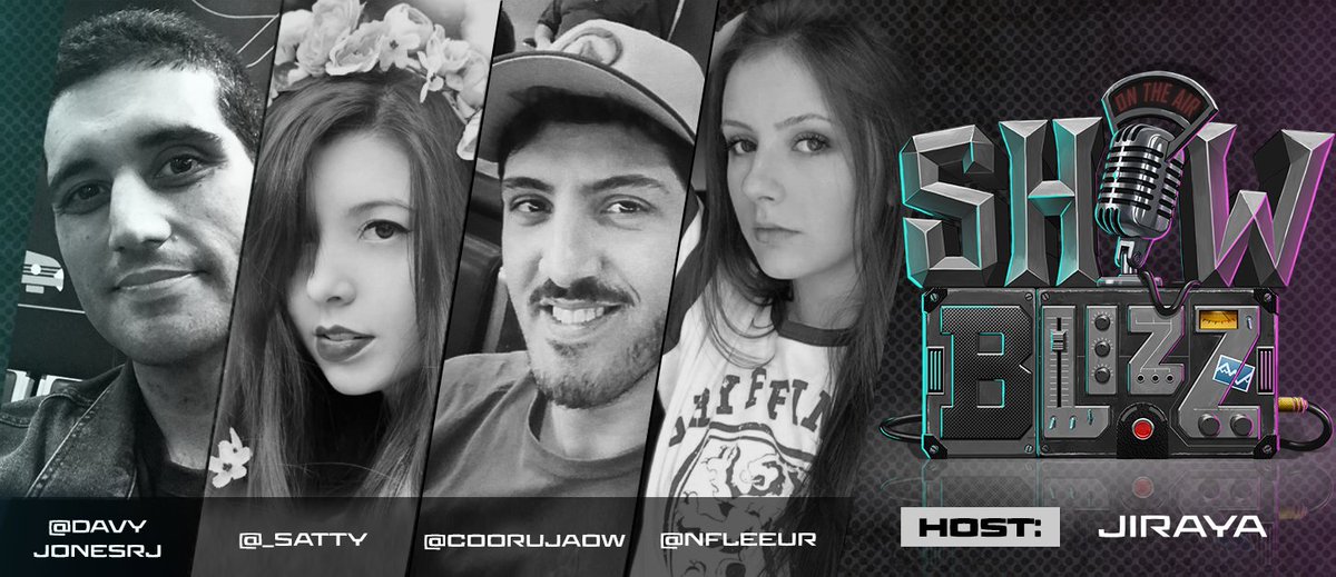 HOJE A NOITE VAI SER BOA!!! 
Vou participar de um papo super delicinha com <a href="/_satty/">site: satty.tv</a> <a href="/nFleeur/">Fleur</a> <a href="/DavyJonesRJ/">Davy Jones</a>  e o mito <a href="/Vitor_mantovani/">Vitor Mantovani 💙</a>  

Se ficar de fora deu mole e não vai mitar so digo isso. Espero você as 20h na Twitch.tv/blizzardbrasil 

Num vai fazer feio né? <3