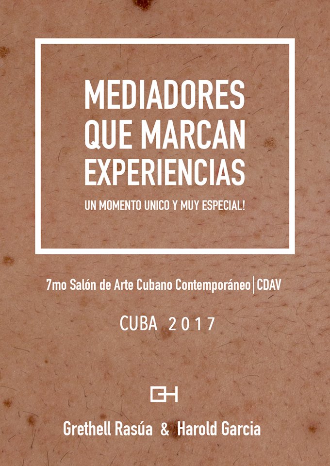 FARBERCUBANART's tweet photo. Join the performance in Havana. As part of the 7th Salon of Contemporary Cuban Art, GRETHELL RASUA &amp; HAROLD GARCIA will stage the participatory performance "Meidadores que marcan experiencias." Attend the prep meeting on Dec. 5, then join the performance Dec. 6. https://t.co/loxaPd80vJ