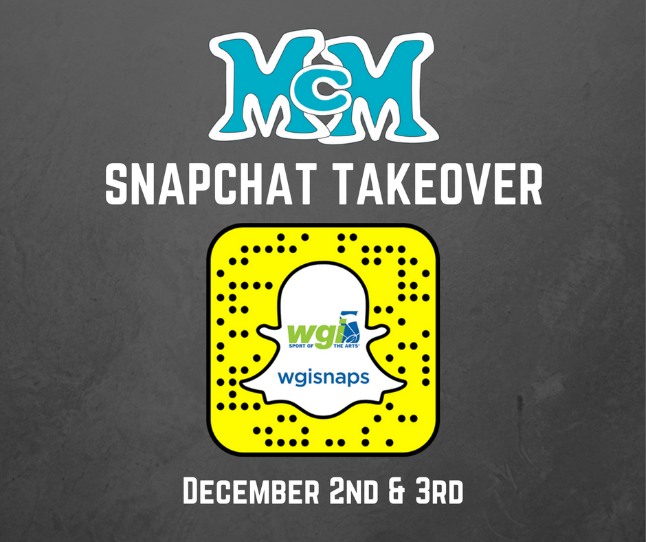 Check us out this weekend as Mystique takes over <a href="/WGItweets/">WGI Sport of the Arts</a> snapchat!