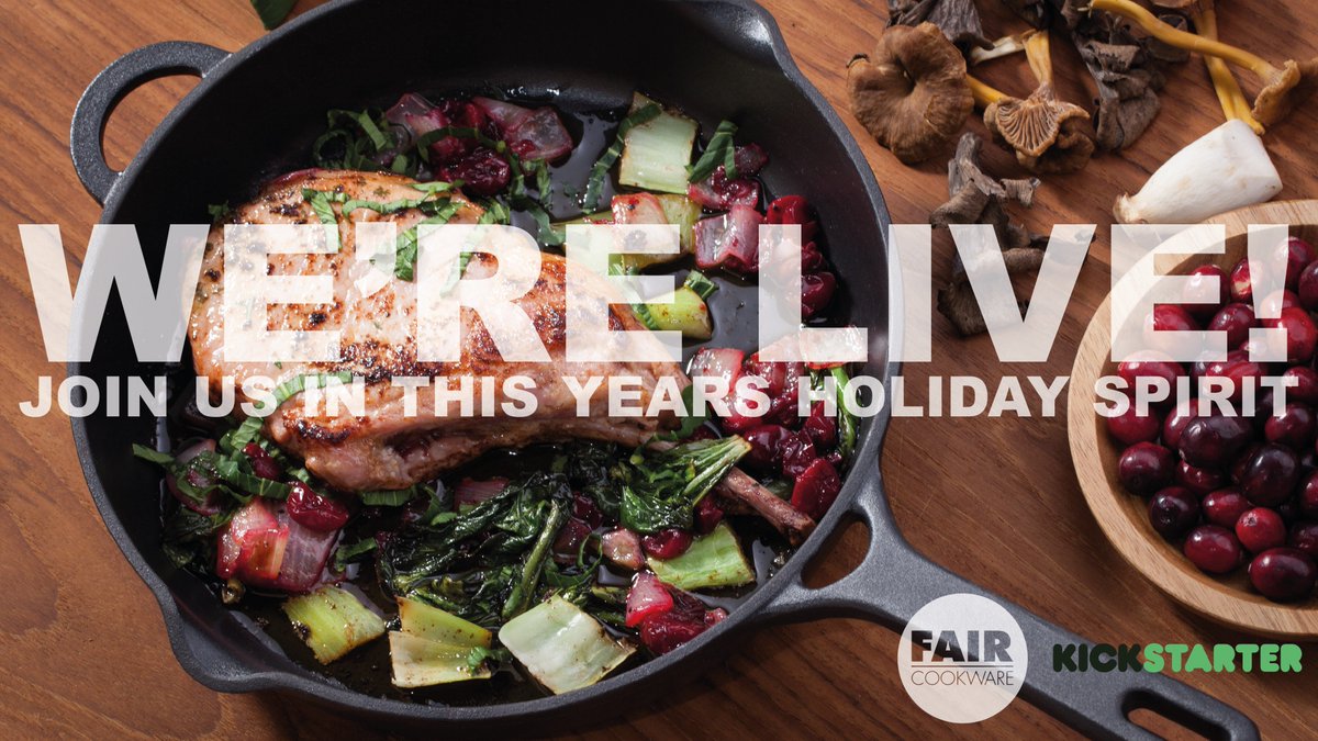foodwinechickie's tweet image. Care for Hunger Cast Iron Skillets by @FairCookware Launch - bit.ly/2ngpRsi Neat @kickstarter project! #endhunger