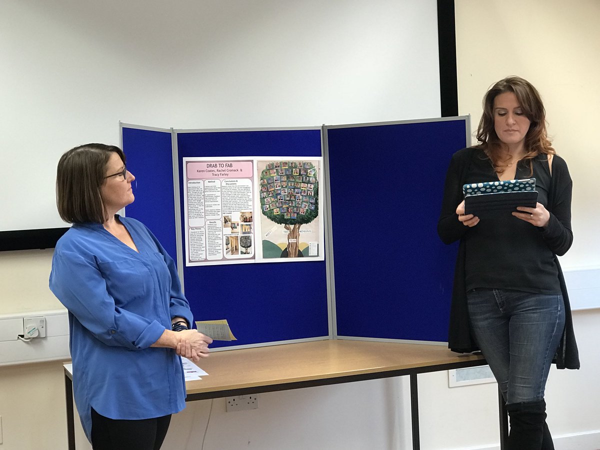 NoECCN's tweet photo. And the fabulous winners for the best service improvement: Karen &amp; Rachel PICU JCUH @SouthTees ‘Drab to Fab’ - improving the PICU environment, congratulations, fab! 👍 https://t.co/O47sPIVX5S