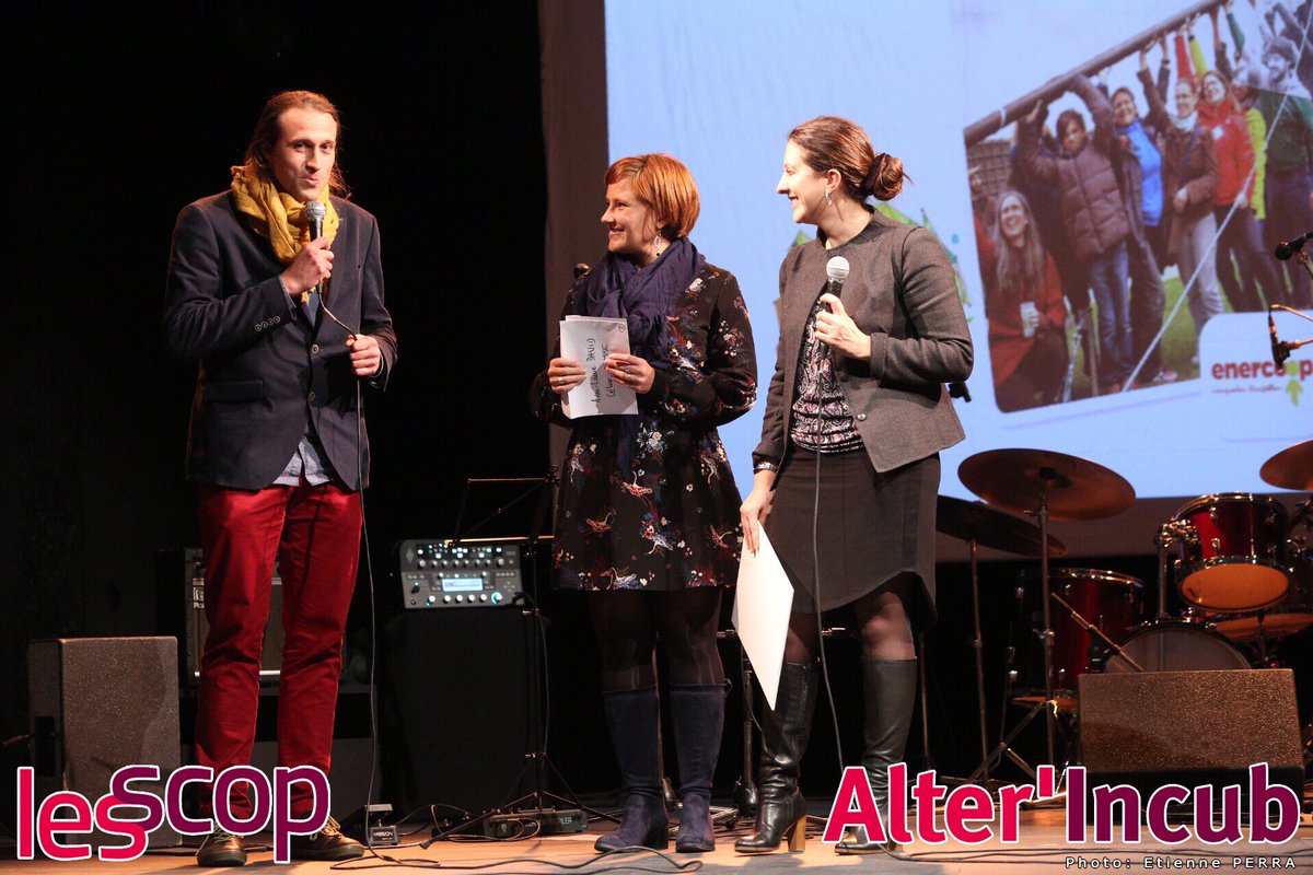 AlterIncub's tweet photo. 10 ans #AlterIncub #Montpellier Année 2008-2009 Anne-Laure David @CaissedesDepots et Céline Combe Directrice @poleREALIS invitent la SCIC @EnercoopLR à monter sur scène (Simon Cossus) https://t.co/sZryKTUVMv
