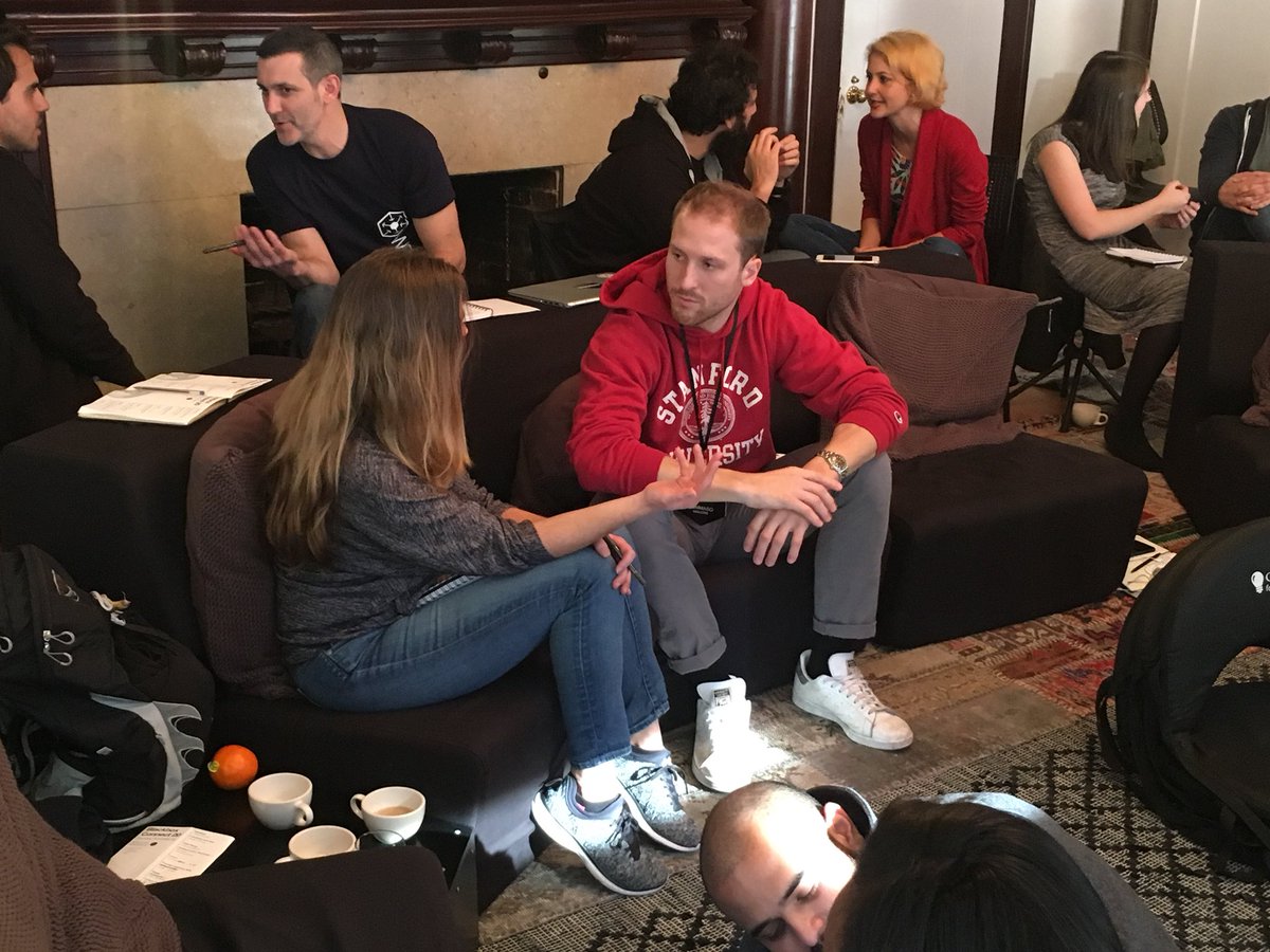 blackboxvc's tweet photo. Bill Duane leads our #BBConnect20 founders in an exercise where they discuss what they love about their work https://t.co/208AwD6une