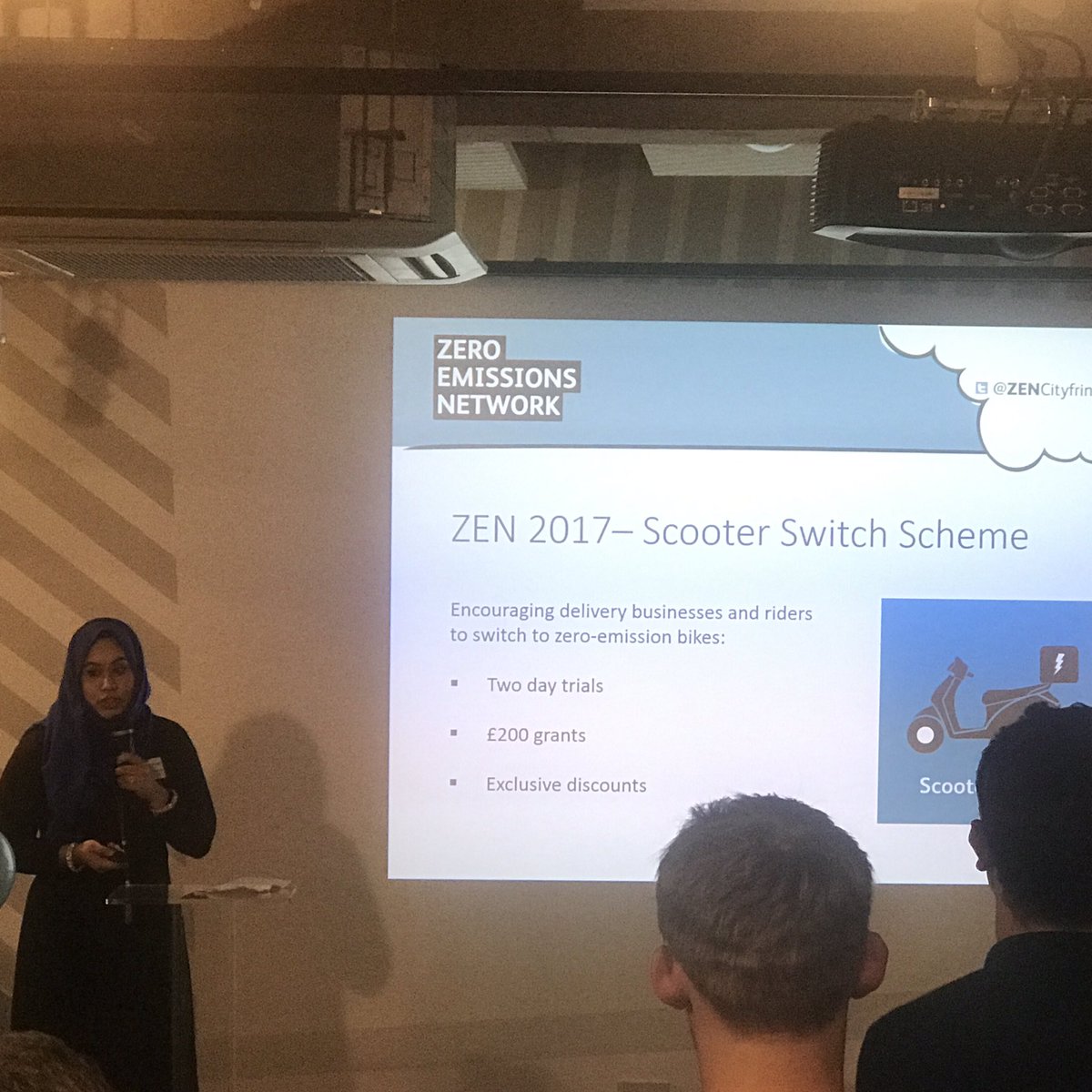 VmotoUK's tweet photo. The @ZENCityfringe #scooterswitch is available for delivery riders and fleets in #Hackney #TowerHamlets and #Islington - get £200 or more off the cost of leasing or buying a scooter. Try one out for free for 48 hours. https://t.co/inihERxz4Z