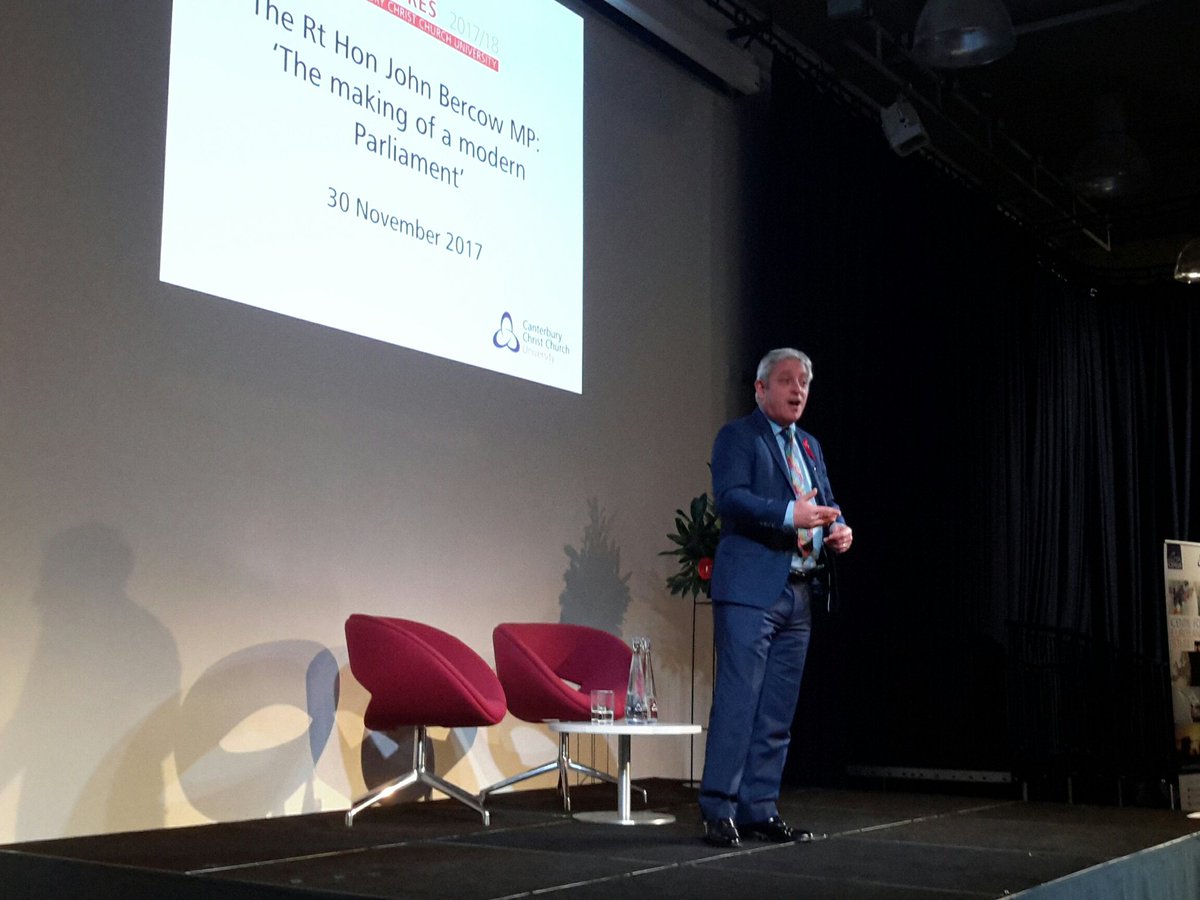 CCCUPoliticsIR's tweet photo. #JohnBercow is now racing through a number of interesting issues, from Hillsborough to the lack of nurseries at the Houses of Parliament - unfortunately, a bit too quickly to live-tweet it all | #CCCUSpeaker17 #CCCUPublicLecture https://t.co/rZvbXfWXTD