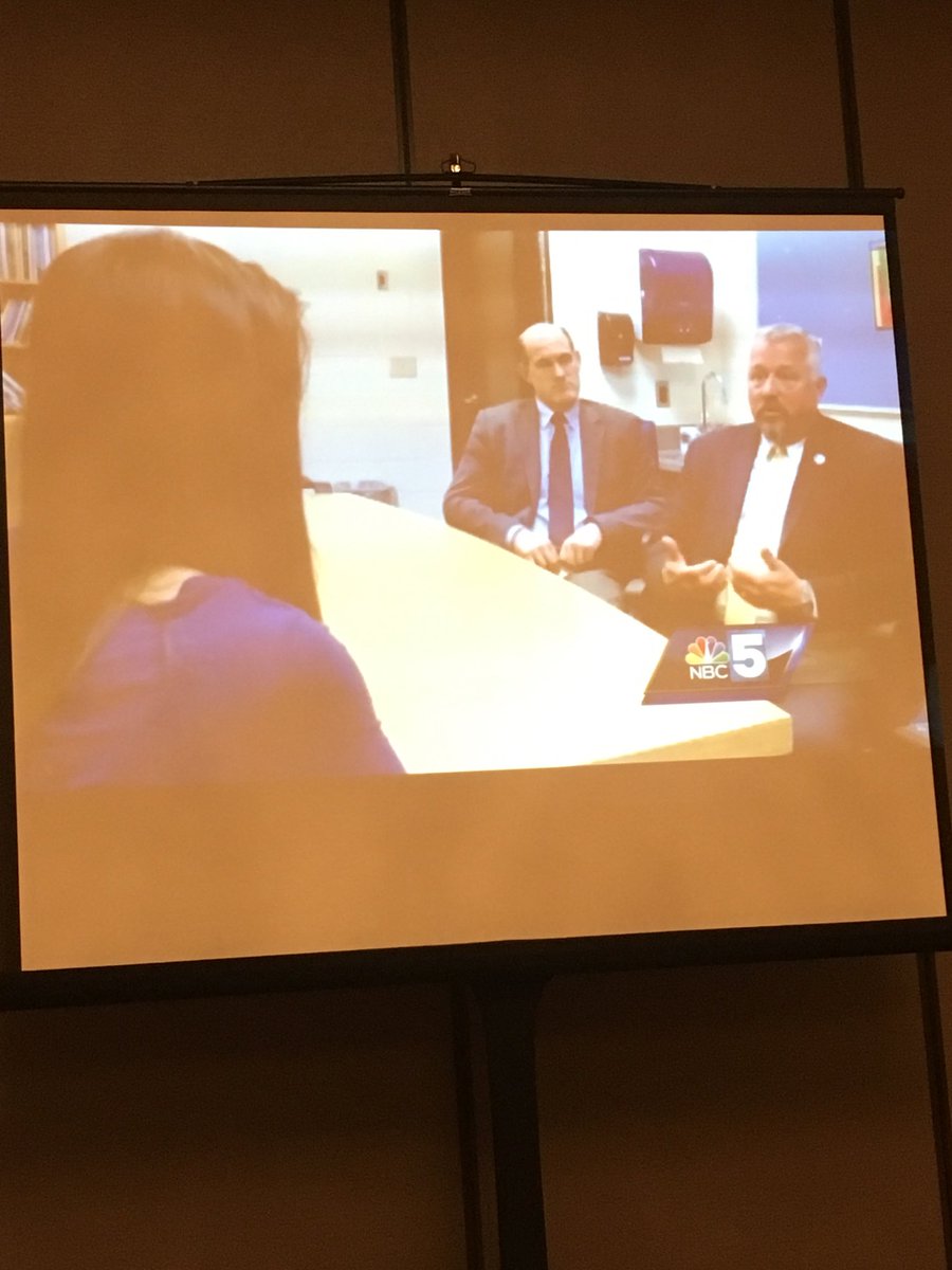 hrouelle's tweet photo. Superintendent Young is the example given as “doing it right” for a press conference - precise and honest #SBProud #schoolsafetyconference https://t.co/AxIaKGGtIw
