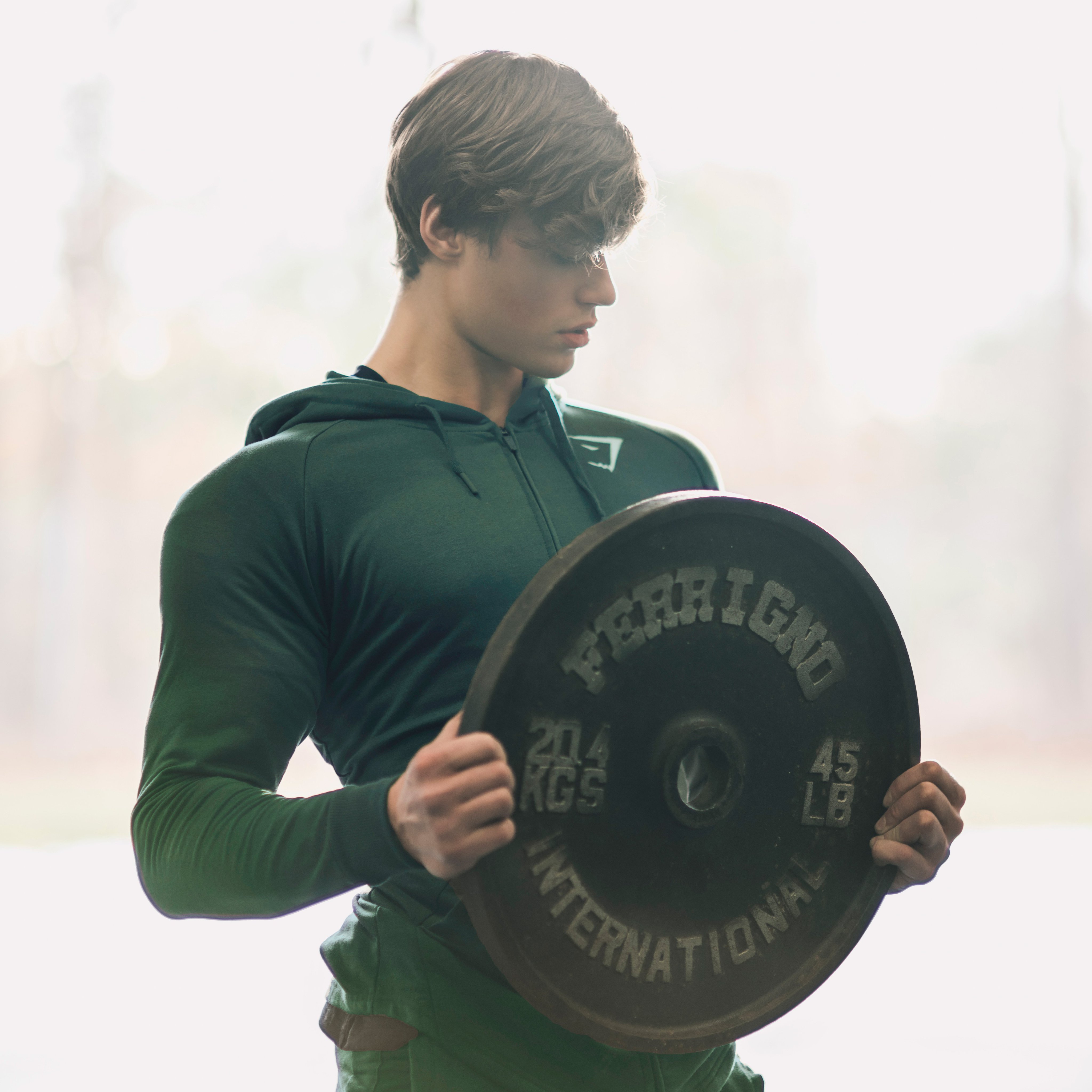 Gymshark on X: Can't beat a classic. David Laid workout ready in the Ark  Zip hoodie. It's timeless appeal makes it great for wearing in or out of  the gym.   /