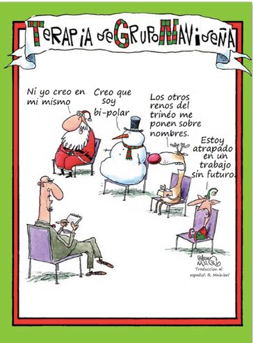 Terapia de grupo navideña
#psicología #humor #FelizNavidad
<a href="/tamarareinventa/">Tamara de la Rosa Psicologa</a> <a href="/Soncerv/">Sònia Cervantes (Psicóloga)</a> <a href="/jriveroperez/">Jose J. Rivero</a> <a href="/MRizaldos/">Miguel A. Rizaldos Lamoca</a> <a href="/gonzalohervas/">Gonzalo Hervás</a>