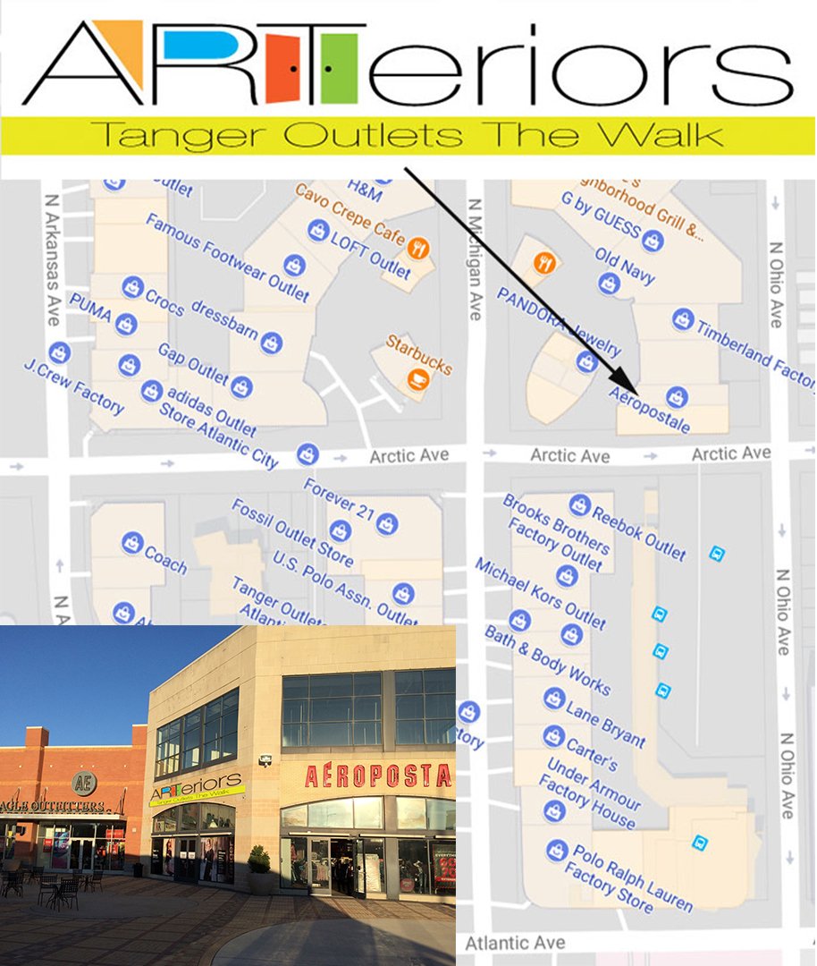 acpublicarts's tweet image. December 8th is the opening reception for our latest ARTeriors at Tanger Outlets The Walk. After the opening night, ARTeriors will be open weekends thru December 23rd. Take a look at the map to see exactly where to go to see some great local art. Tix here: ow.ly/G4mk30gVvd2