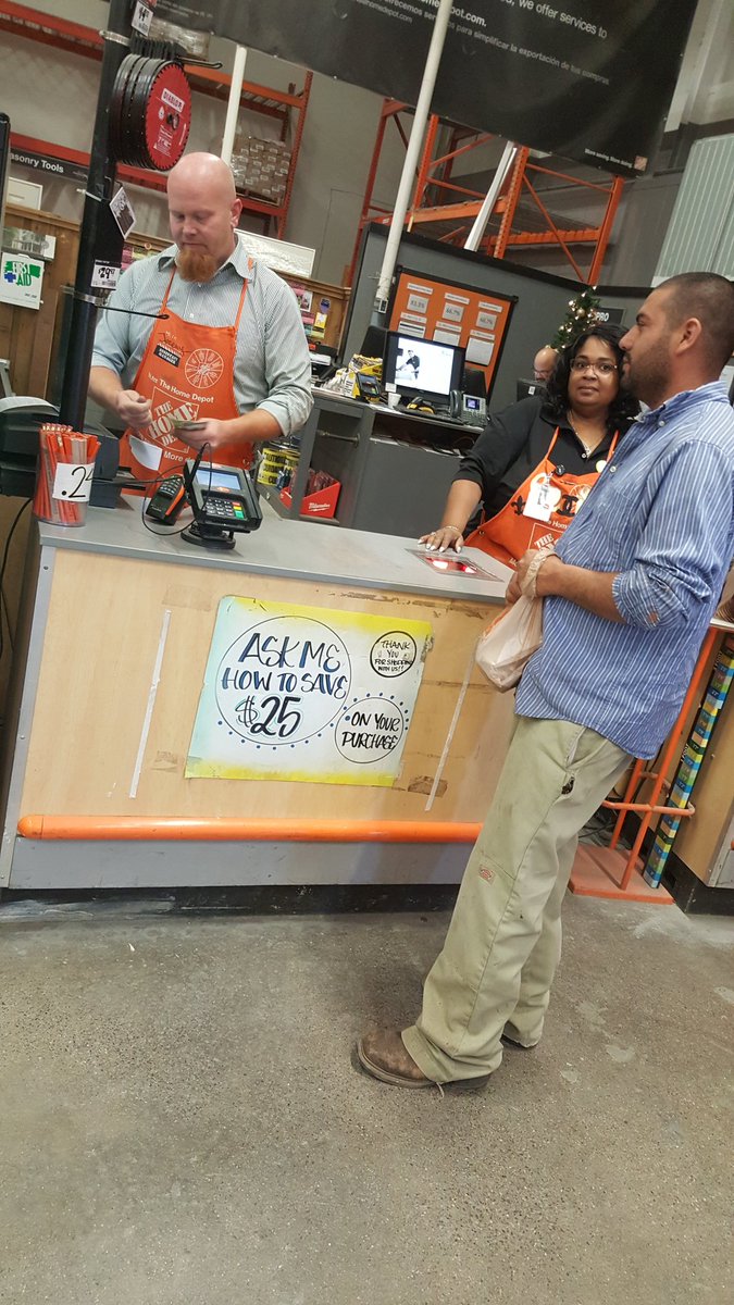 CMags85's tweet photo. Our ASM Jeremy jumps on Pro Register!!! THANK YOU! #HomeDepot0564 #TeamWork #HappyCustomer @DTywon @wesford0564 @jblackman115 https://t.co/HHuvab9Mu7