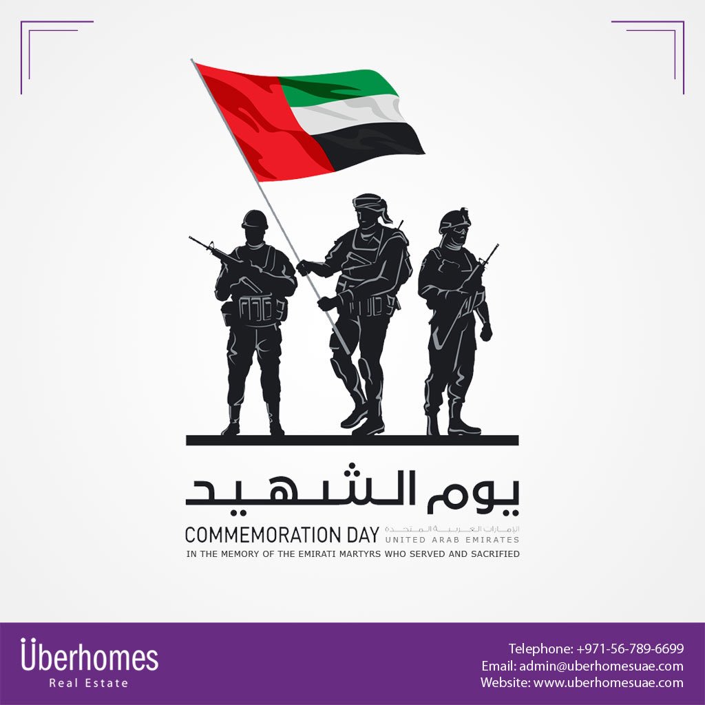 UberhomesUAE's tweet photo. Today, we salute the courageous heroes who have sacrified their lives in protecting this great country.

#UAE 🇦🇪 #martyrsday #SpiritOfTheUnion #GoodDay #WhenInUAE ##heroesday #iloveuae https://t.co/0hCUipn0oQ