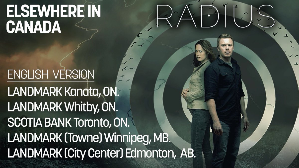 And here's where you can see <a href="/RadiusMovie/">Radius Movie</a> in the rest of Canada this weekend: