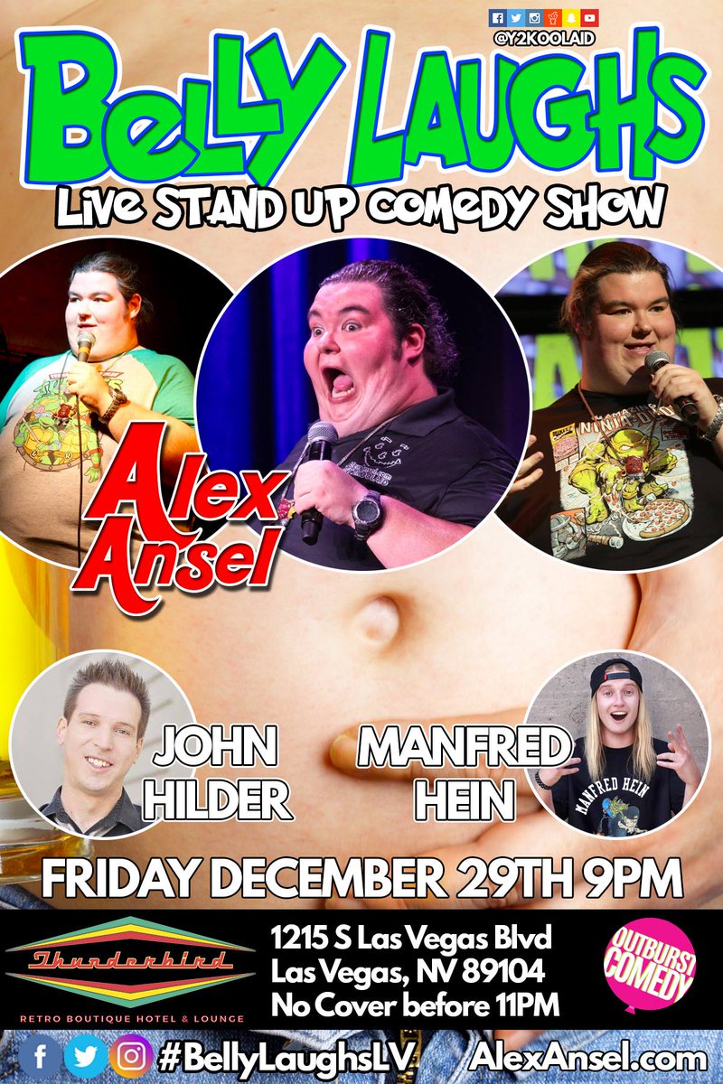 #BellyLaughsLV Next Month in #LasVegas we got <a href="/JohnHilderComic/">John Hilder</a> and <a href="/mistamanfred/">manfred hein</a> at @TBHotelVegas Plus #SpecialGuests facebook.com/events/9197509…