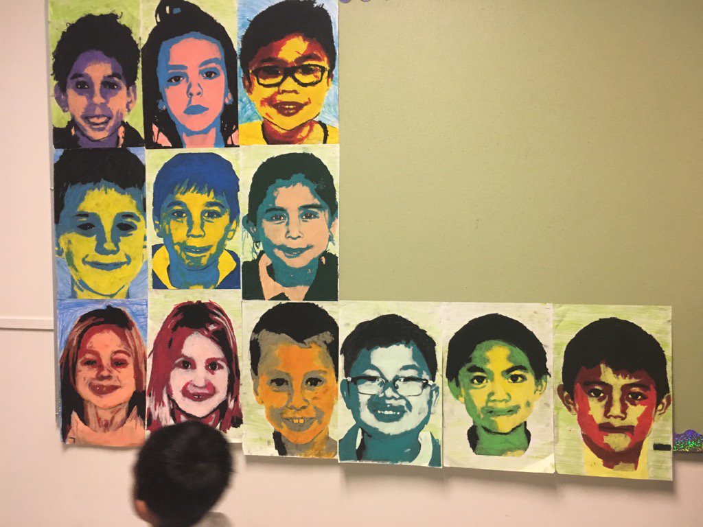 _melanieaustin's tweet photo. Portraits created my young grade 2 artists !! https://t.co/txXYC01N5M