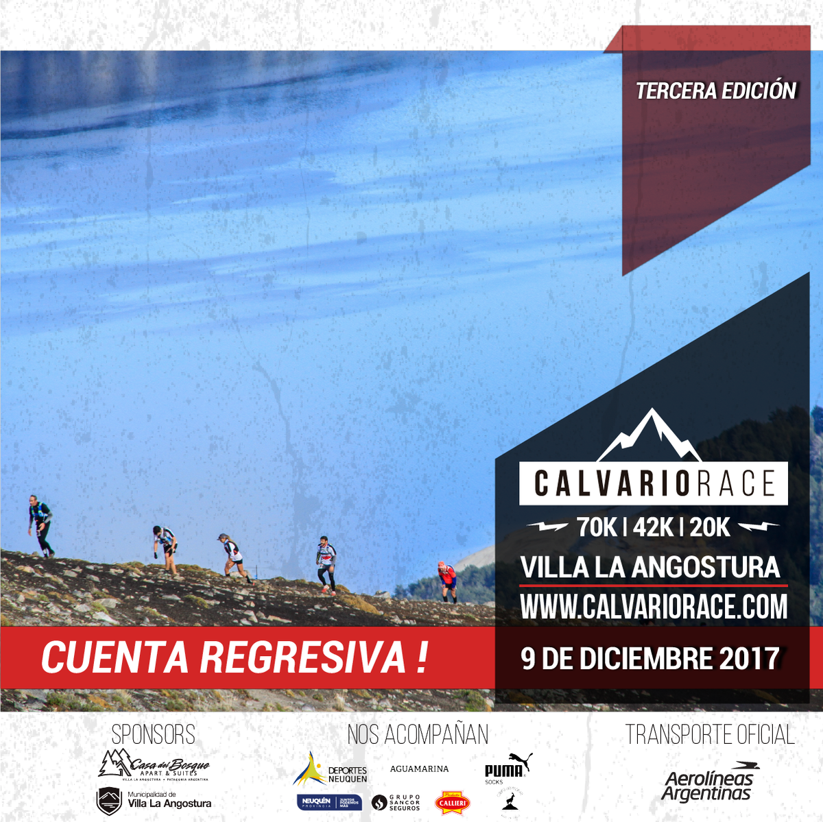 CalvarioRace's tweet photo. 📆 ¡EMPIEZA LA CUENTA REGRESIVA! 😱

Quedan pocos días para la 3ra edición de Calvario Race

➡️ Si todavía no te inscribiste, todavía estas a tiempo. QUEDAN POCOS CUPOS, no te quedes afuera! 
🔗 https://t.co/QixxEwsinZ https://t.co/Mh5PWGayLB