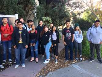 NLMUSD_Alt_Ed's tweet photo. Students from El Camino High School spent the day exploring the campus of Fullerton College. #NLMUSD https://t.co/qsHYljVczE