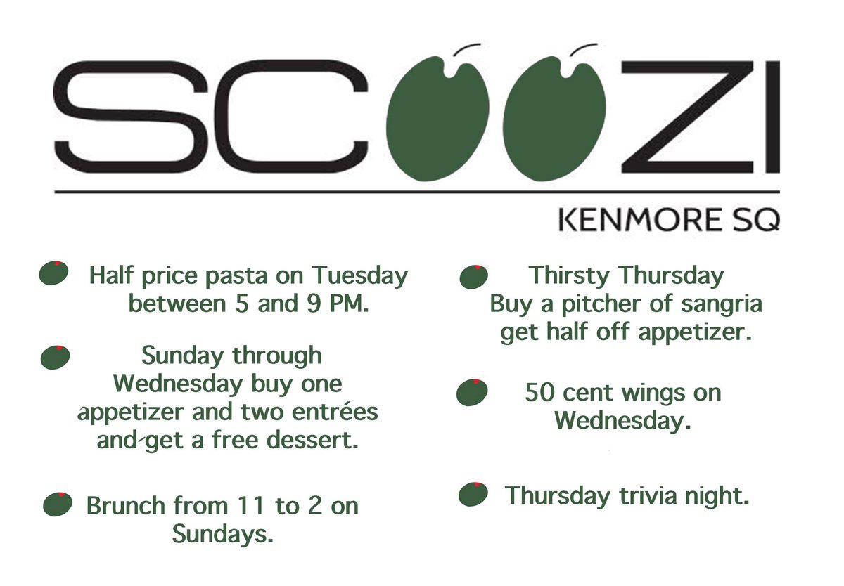 dfpads's tweet image. Don't miss out on drinks at Scoozi tonight! They have great deals and they're right on campus!
