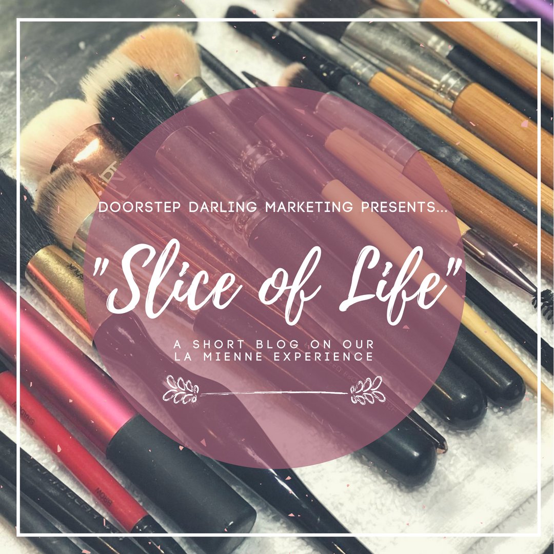 DoorstepDarling's tweet photo. Good evening everyone! Check out our #SliceOfLife Blog post about our #LaMienne experience!
https://t.co/ukquTJXY8t
We had an absolute blast getting #pampered by La Mienne!
#UCRBusiness #BUS117 #BeautyService #Glamour #BayArea #Riverside #UCR #blog #makeup #hair #beauty https://t.co/MreuHMTFMo