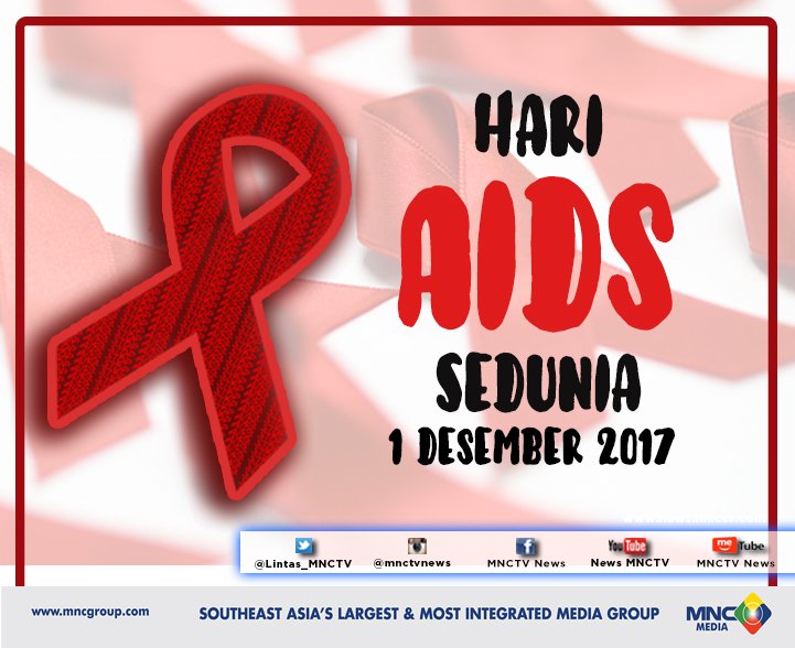 Selamat #HariAIDS Sedunia.
Saatnya bagi kita menghentikan dan menghilangkan stigma yang menyudutkan penderita HIV/AIDS.
#WorldAIDSDay