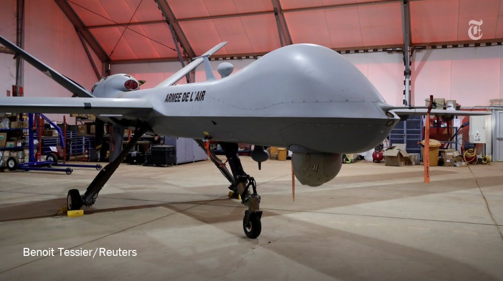 nytpolitics's tweet photo. Niger gave the Pentagon permission to fly armed drones there, a major expansion of the military’s footprint in Africa. https://t.co/zMhwZiQNO5 https://t.co/jF7E3x9MLz