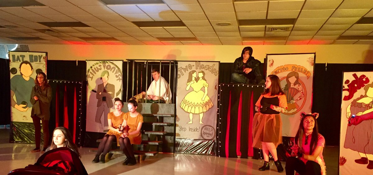 TCPrincipal's tweet photo. @Theatre_TC did an amazing job on Angela Hill’s “Freak”.  Please come to Crusader Hall for performances on Friday (7 PM) and Sat. (2 and 7 PM) https://t.co/V521HBnSgK
