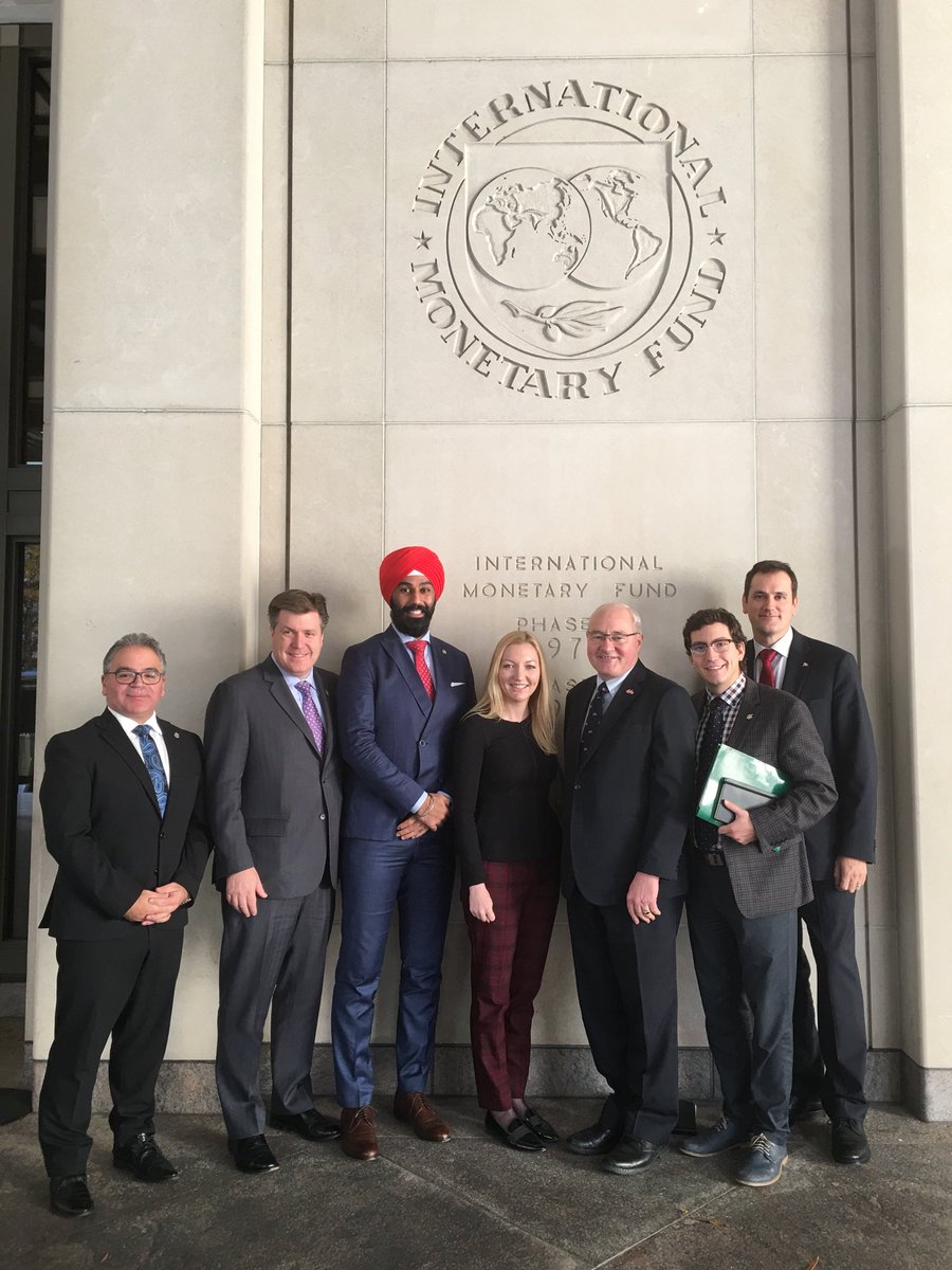 fsorbara's tweet photo. A busy day in #Washington D.C. w/ the Standing Committee on Finance. Informative meetings w/ Cdn. Amb. MacNaughton & Staff, Congressmen, the IMF, US Treasury Depโt., & the Inter-American Development Bank. #cdnpoli #lpc @HoCCommittees #view501 https://t.co/66BLvxGqJL