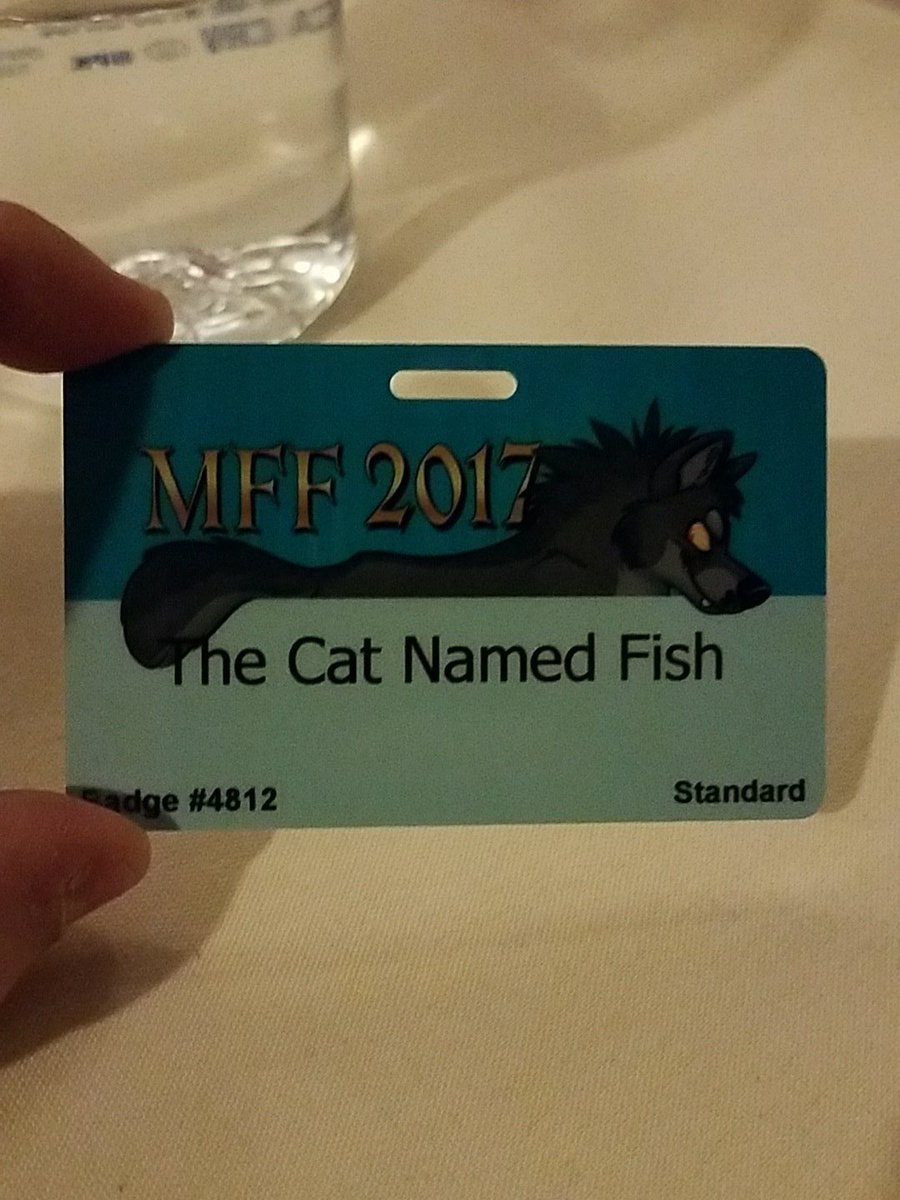 TheCatnamedFish's tweet photo. I am Pre-Regged! My poor paws.... #linecon2017 https://t.co/UsS4MeqpjC