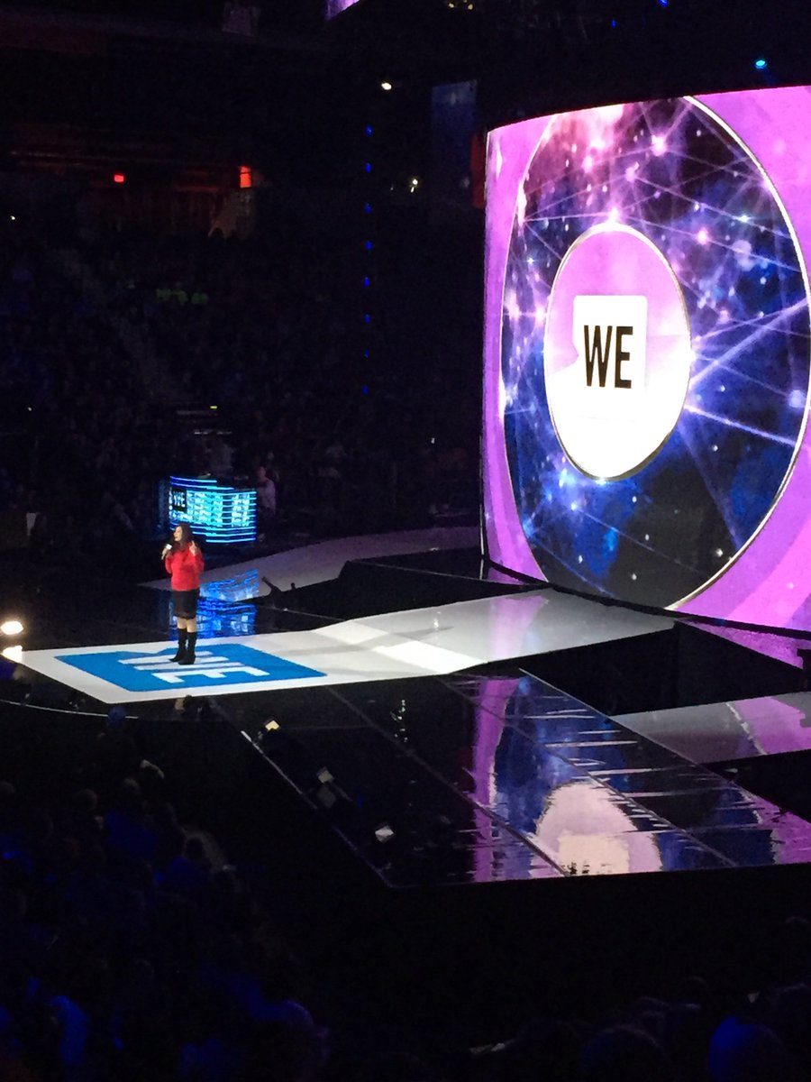 MsKWebber's tweet photo. What a day !! We loved all the stories, motivation and inspiration provided !! Thank you #WEday #WeDayAtlantic  !! @millwood_high @metowe_mhs https://t.co/vKpfpfM24f