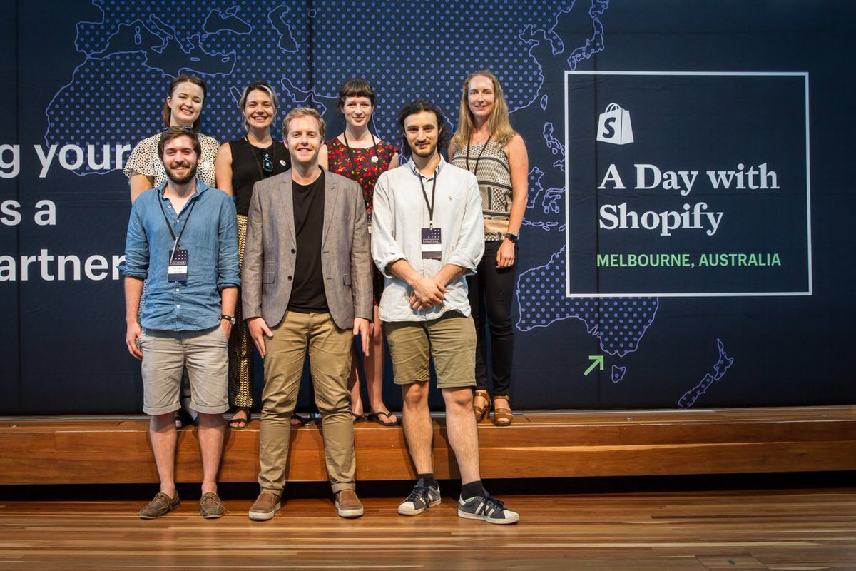 DiscoLabs's tweet photo. Disco team... assemble! #adaywithshopify here in Melbourne yesterday was a blast. 🎉 https://t.co/g2Sl4C2fW7