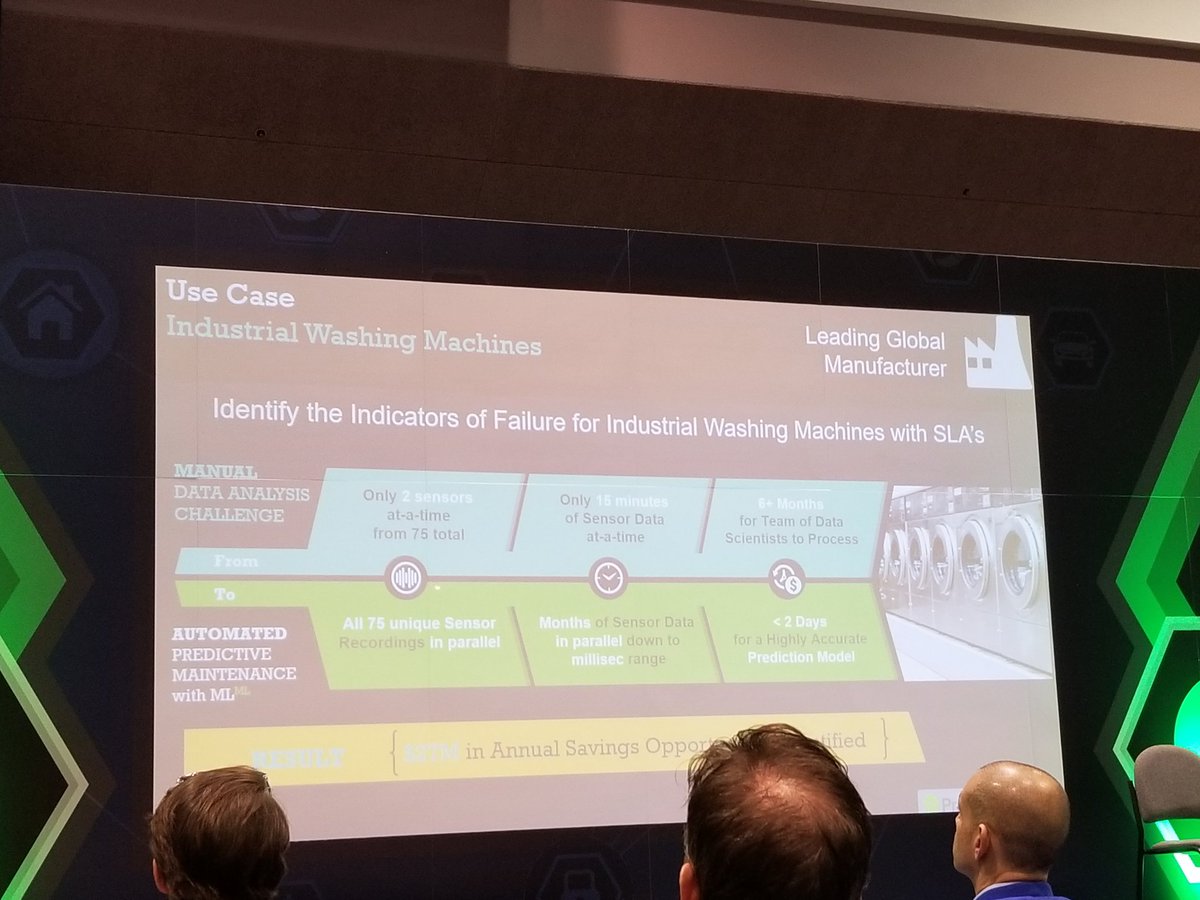 LimorSchafman's tweet photo. .@DataRPM presenting at @iottechexpo discussing how even "boring" data of how much power industrial dryers use and when can lead to $$$ savings/revenue. Use their #cognitiveanomaly #dataanalysis to assess opportunities. @TIAonline https://t.co/MbwnMzP2Zi