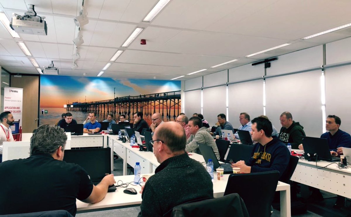 AquilinaChris's tweet photo. Great event! @ParallelsRAS partner training full house @Dupaco_IM #ParallelsRAS #Dupaco #IngramMicro #BENELUX https://t.co/QiHeL250nf