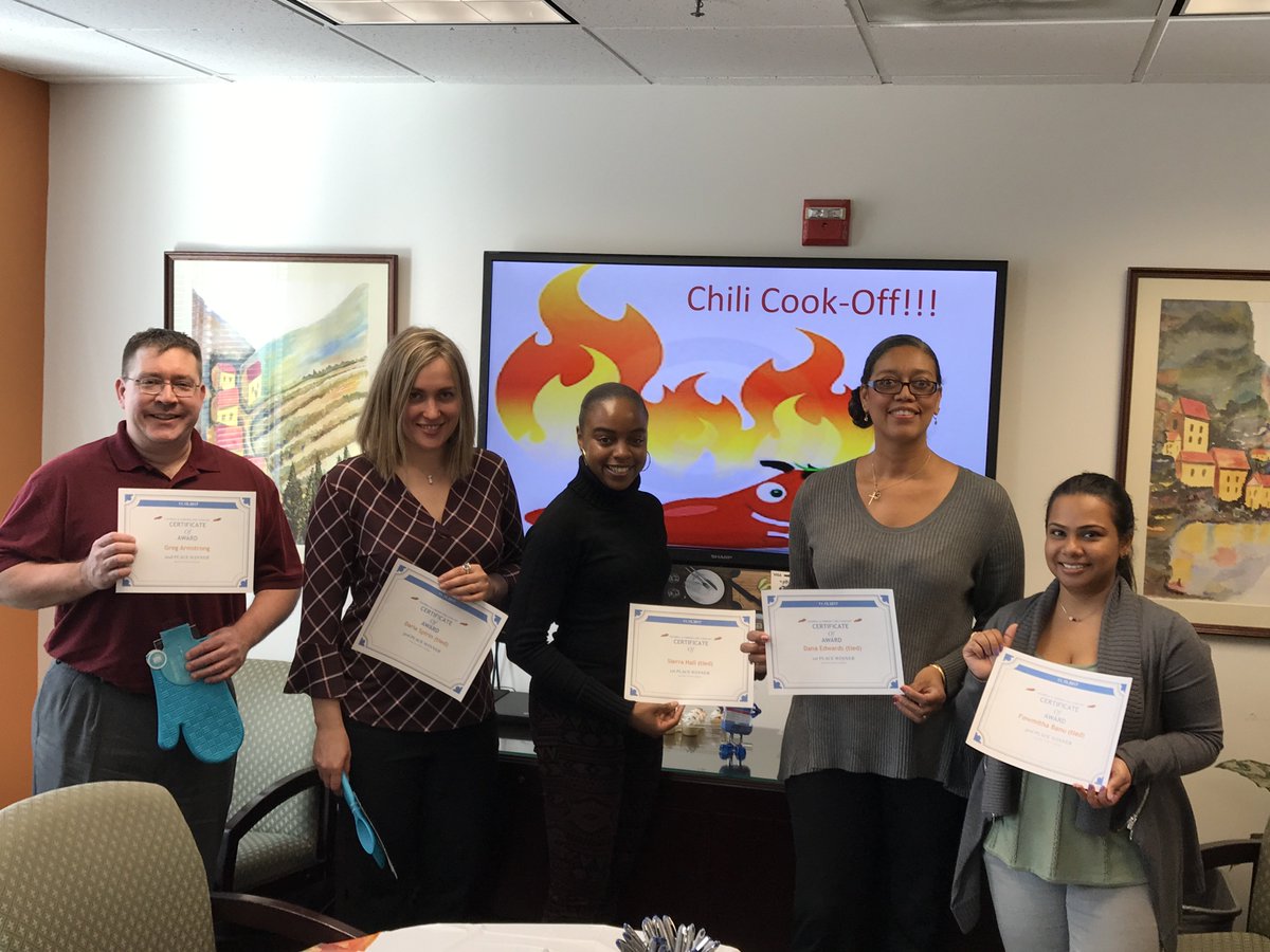 CaldwellCPAs's tweet photo. The 5th Annual Caldwell and Company Chili Cook-Off was peppered with 7 fantastic entries, including "First-Time Chili", "Harvest Chili", and "Shenandoah!" We had a great time eating some fantastic dishes and enjoying each other's company. Can't wait 'til next year! https://t.co/OQ6V25NqQ8