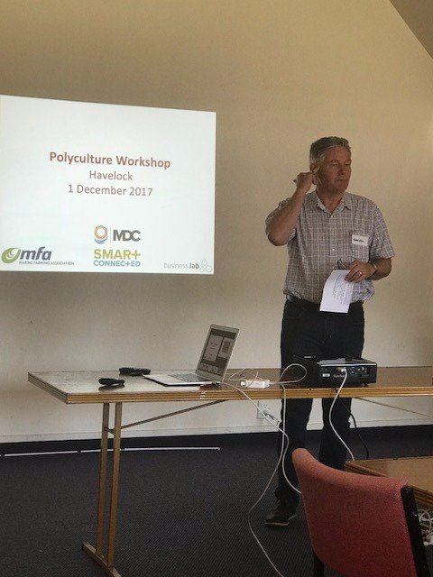 MDC is hosting an #Aquaculture #Polyculture workshop in Havelock today, under the Smart &amp; Connected programme. Great speakers lined up. #MRCTrust