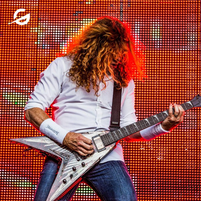 Megadeth's tweet image. Tune in NOW to The Dave Mustaine Show on @gimmeradio! Listen on the GR iPhone app or at gimmeradio.com @DaveMustaine 👊