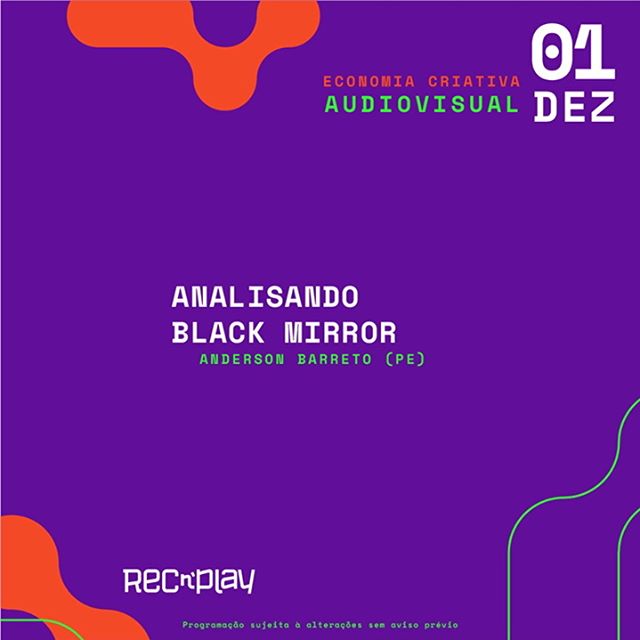 esmfama's tweet photo. Pra quem ama séries, redes sociais e tecnologia, amanhã, às 19h, o Pf. Anderson Barretto vai dar uma palestra sobre uma série Black Mirror. O evento faz parte do festival Rec'n play, do Porto Digital, e vai acontecer no Apolo Beer Café. Participe!
#RECnPlay #FAMAIndica #Recife https://t.co/ejLQDjL2qV