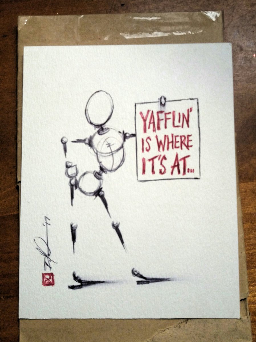 Absolutely thrilled with this superb piece of art sent to us by the excellent <a href="/CyranoDennArt/">Cyrano Denn Art</a> 

Thanks so much mate; we love it x