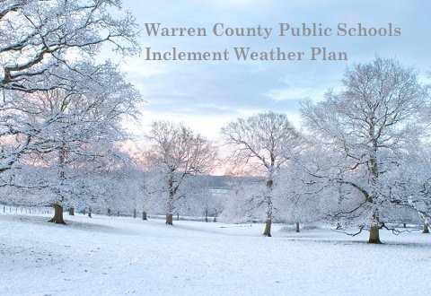 Winter weather is upon.  Make sure you are familiar with our Inclement Weather Plan.   <a href="/WCPS_transport1/">WCPS Transportation</a> wants everyone to be prepared!  Info here:warrencountyschools.org/Content2/652 #wcpsleads