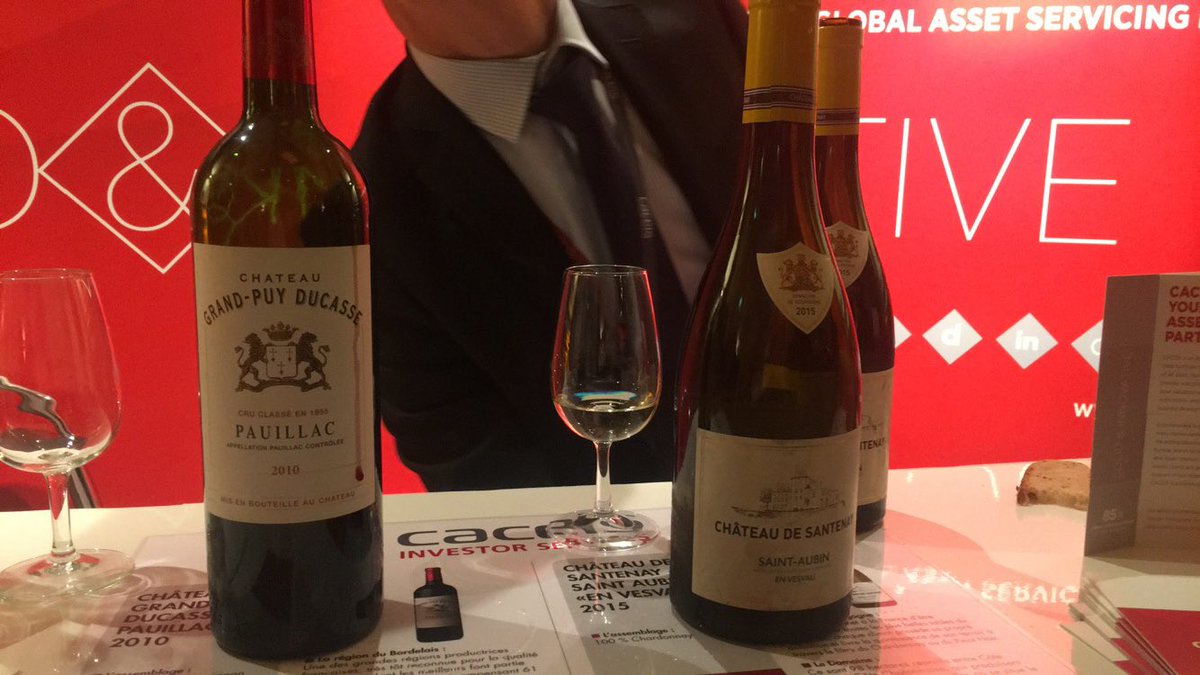 CouronnesInstit's tweet photo. 🍷Dégustation de Château de Santenay 2015 et de Château Grand-Puy Ducasse 2010 avec @CACEIS #Couronnes2017 https://t.co/Q3jQbM5Vim