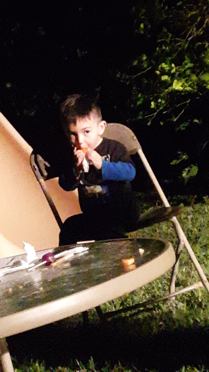 notyours34's tweet photo. While the other kids run around.. he chills to enjoy his ice cream. 
#LikeHisMamma https://t.co/wurDzzejjV