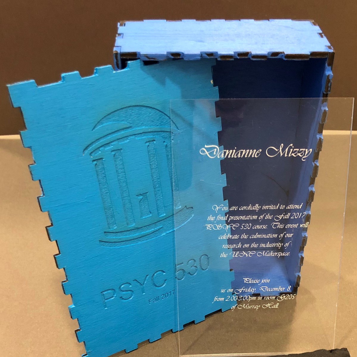UNC_SciLib's tweet photo. Fantastic invite from PSCY530 to KSL for "Presentation on research into inclusivity in UNC Makerspaces" Thank you! #uncQEP #CURE #making @unccollegedean @UNC_Librarian https://t.co/l5pyRwsApA