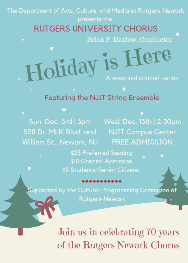 RU_Chorus's tweet image. Our St. Mary's concert is 3 days away!  We can't wait to share the stage again with the @NJIT String Ensemble! @Rutgers_Newark
