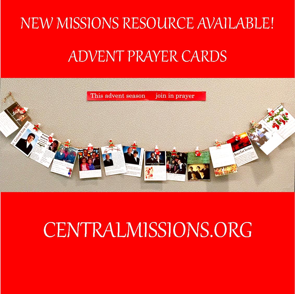 WorldMissionsSA's tweet photo. Check out this new missions resource – a set of Advent Prayer Cards. These cards feature prayer requests from our overseas missionaries and Partners in Mission, and prayer points related to other global concerns https://t.co/veBZE6ivVn. https://t.co/pBVfzY5IRA