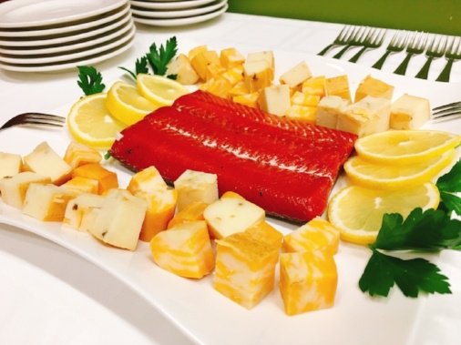 Pro_Pacific's tweet photo. Chef Wade's famous Smoked Salmon and Cheese. All smoked in the Alto-Shaam Combi Oven. #ChefWade #ProPacific #smokedsalmon #combioven #smoking #smokedcheese #cheese #pnwfood #foodservice https://t.co/Cf7hUdmvuL
