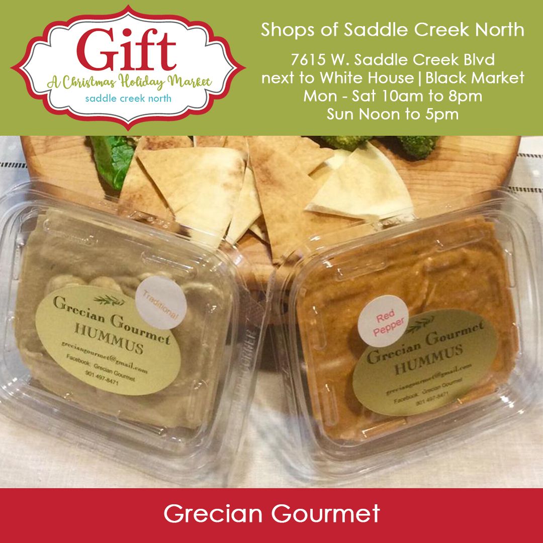 ModHandMemphis's tweet image. Join us THIS Saturday Dec 2 from 11 to 2 for Local Tasting Day where you can taste a variety of local treats including @greciangourmet

#saddlecreek #memphisfoodies #memphiseats #choose901 #modernmadememphis #shopthepop #ilovememphis #localmemphis #germantowntn #901eats