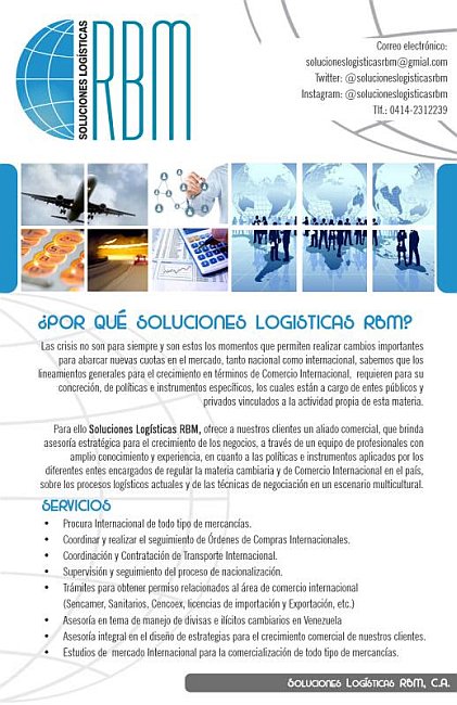 SolucionesRBM's tweet photo. ¿Comercio Internacional? ¡Ponte en manos de los expertos! Soluciones Logísticas RBM Visita https://t.co/AEqvgLr5Ch https://t.co/xFQaSHOo0K