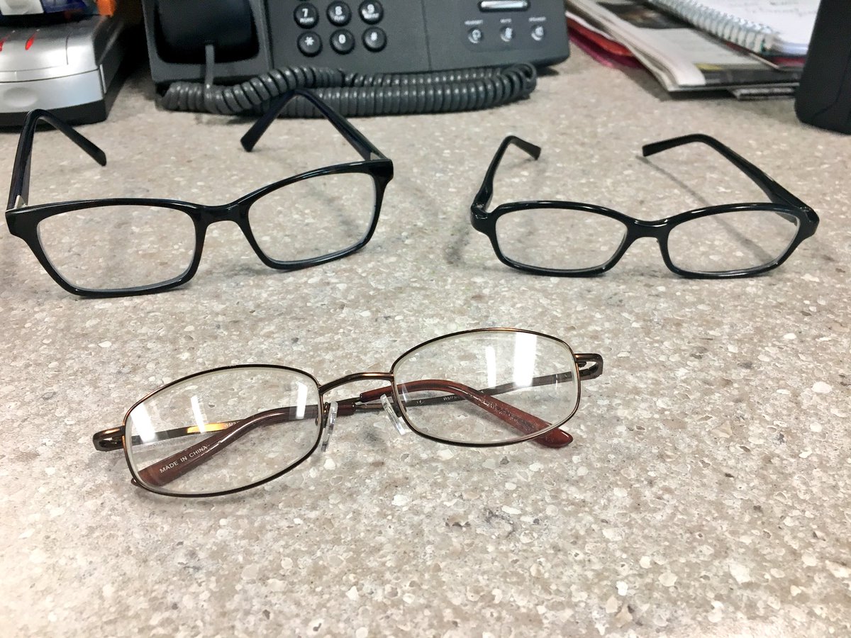 hrobbinsPHE's tweet photo. What do you see? Maybe nothing without these...come by @PHEHuskies and check out our lost and found. https://t.co/lfD5v5tXlD