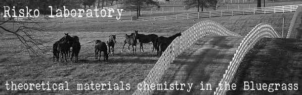 CGSA at NC State (@ncstatechemgsa) on Twitter photo <a href="/universityofky/">University of Kentucky</a> <a href="/riskolab/">Risko Lab @ UK</a> Also, be sure to check out the <a href="/riskolab/">Risko Lab @ UK</a> group page to read up about "#theoretical materials chemistry in the #bluegrass"
Great page slogan! risko.as.uky.edu <a href="/universityofky/">University of Kentucky</a> <a href="/riskolab/">Risko Lab @ UK</a> Also, be sure to check out the <a href="/riskolab/">Risko Lab @ UK</a> group page to read up about "#theoretical materials chemistry in the #bluegrass"
Great page slogan! risko.as.uky.edu